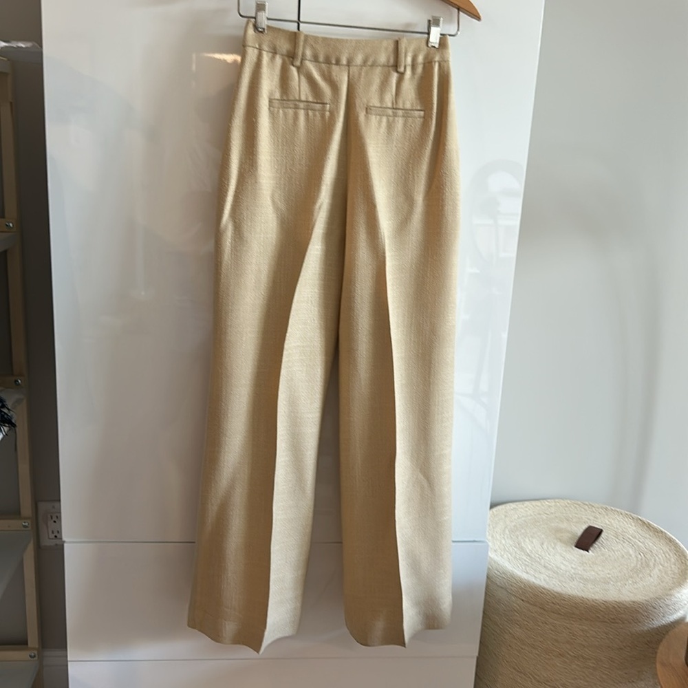 🌺 Sézane 🌺 EUC GIOVANNI TROUSERS LIGHT BEIGE SIZE 34/US2 - Picture 10 of 17